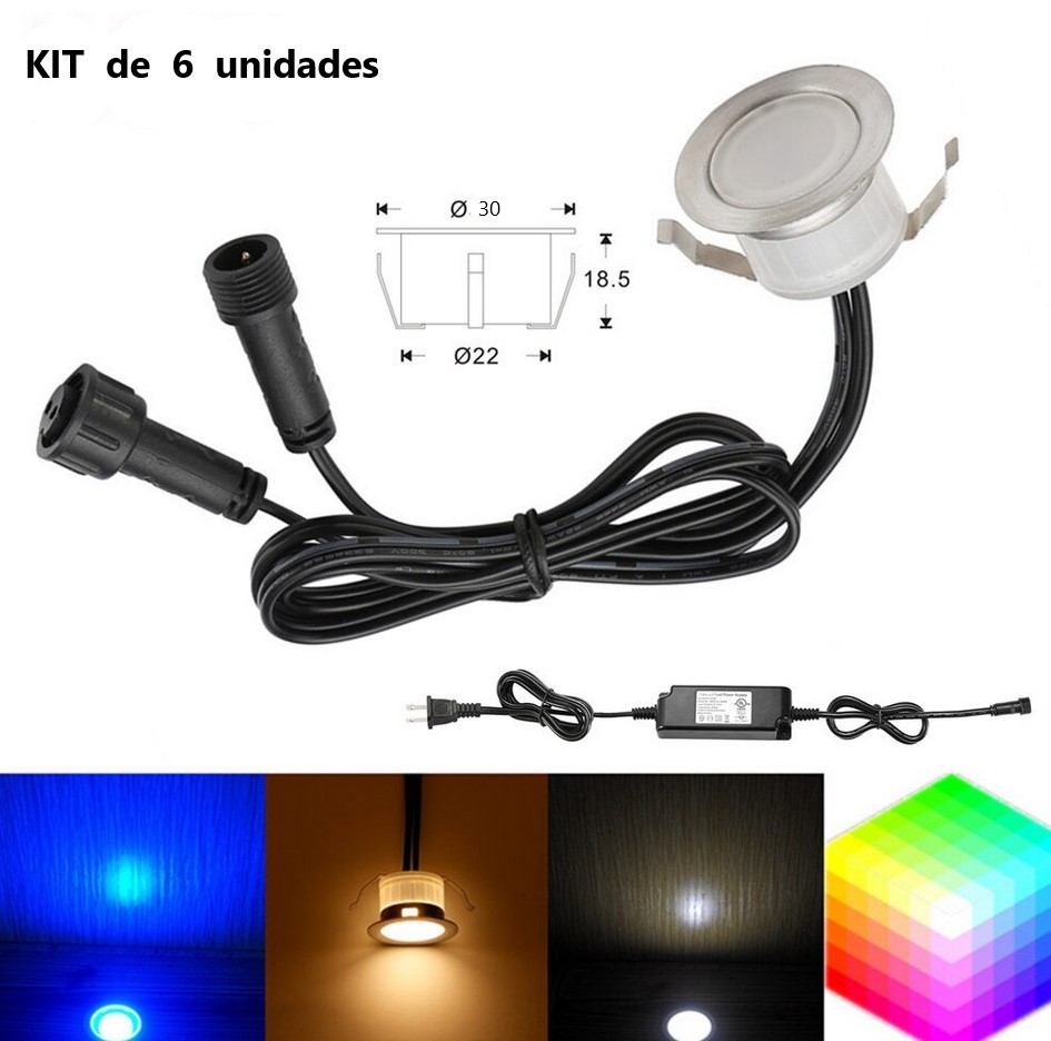 luces LED exterior